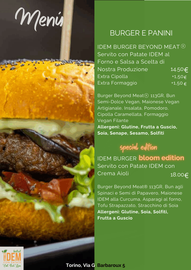 BURGER IDEM APR25