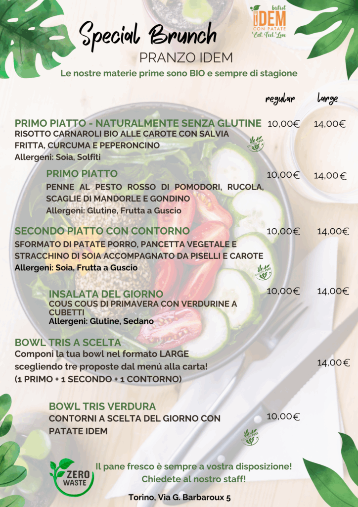PRANZO IDEM APR25